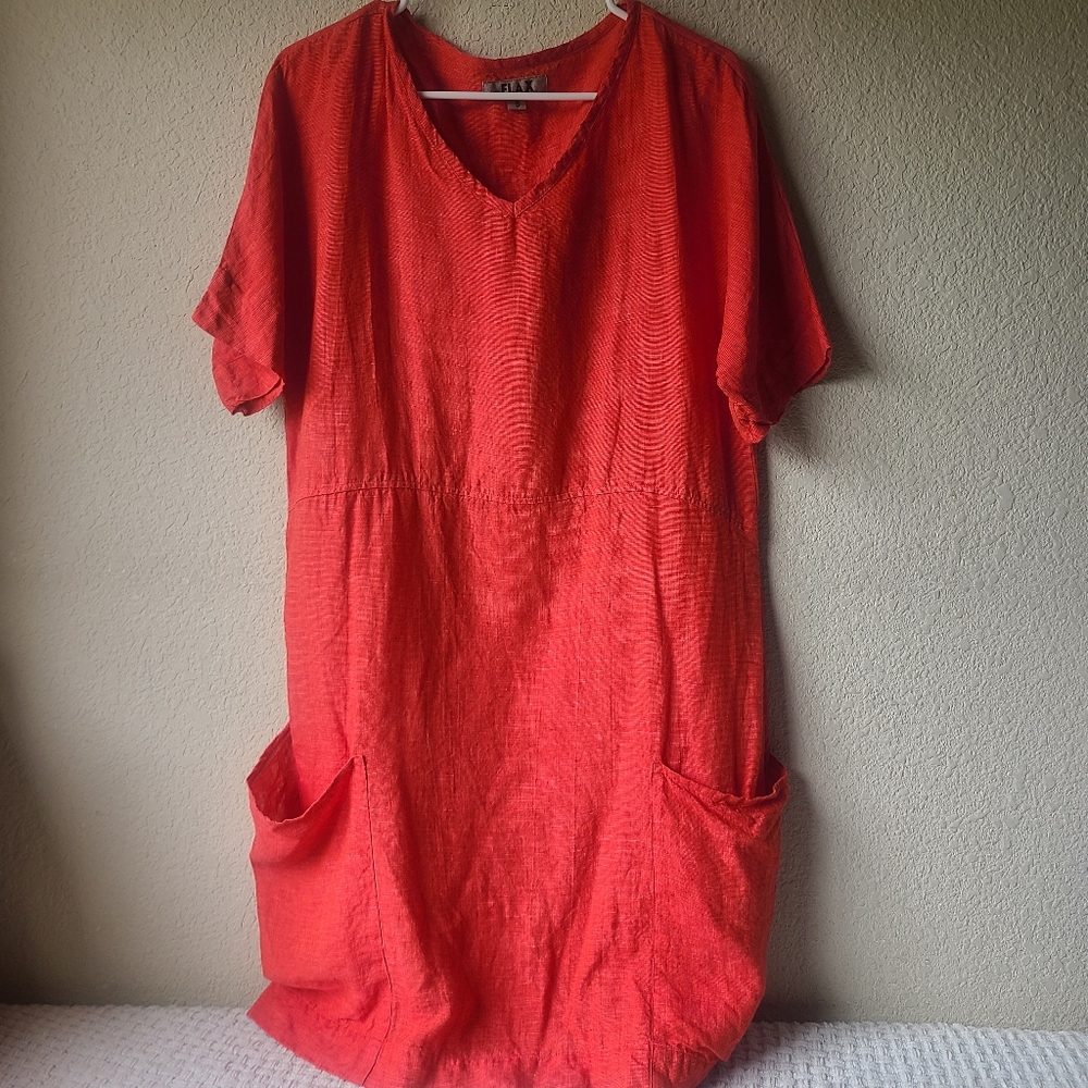 Flax Scarlet Women's Dress